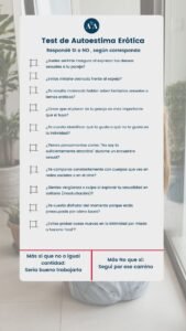Si alguna vez sentiste que el sexo no era lo tuyo o dudasde de si lo estabas haciendo bien, te regalo este tes para sondear sobre tu autoestima sexual